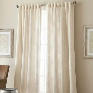 Talia 95” Rod Pocket/Back Tab Window Curtain Panel